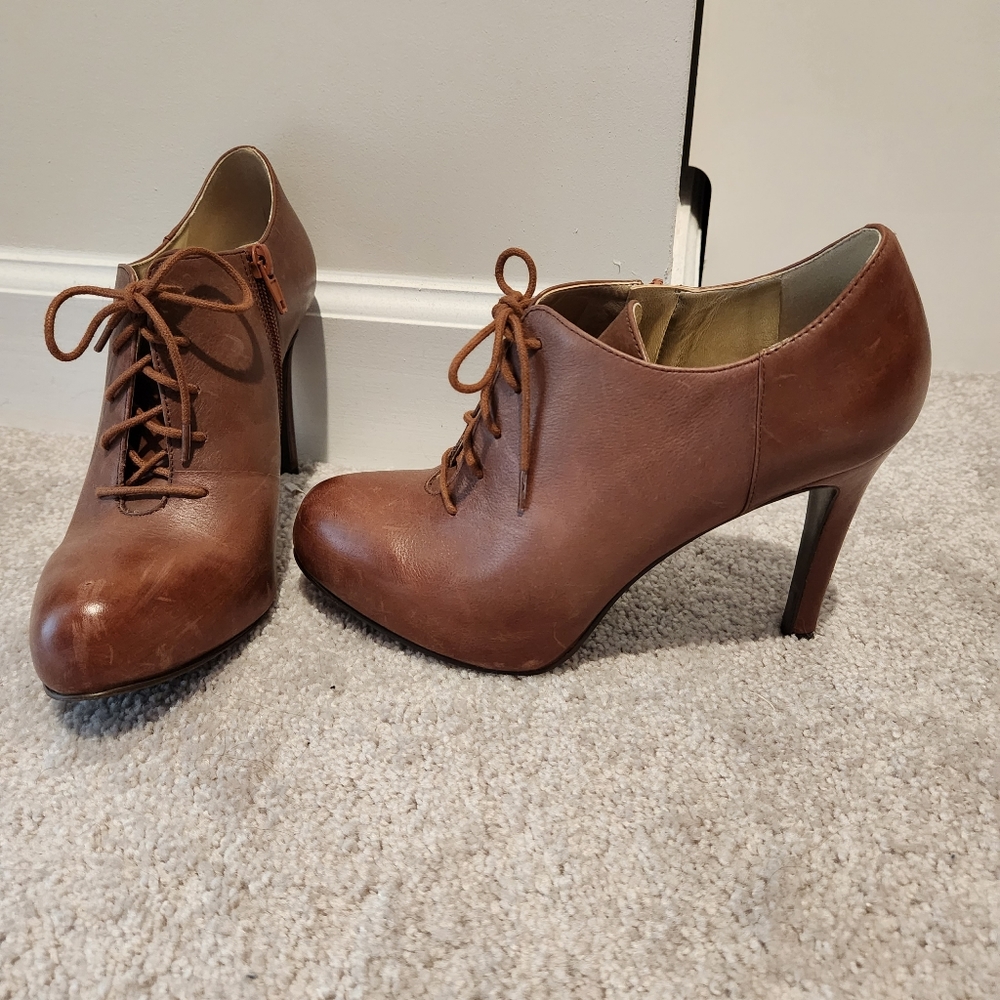 Lauren Blakwell platform booties